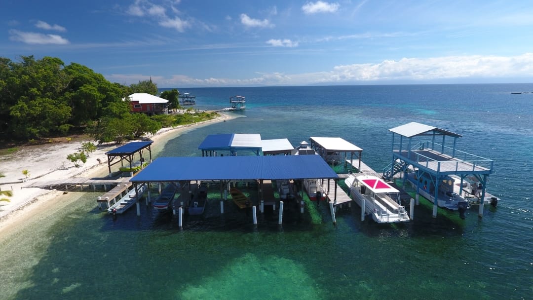 Listing ID: URE0692, The Well Utila, Bay Islands, HN - Covered Boat Slip at The Well, Photo #