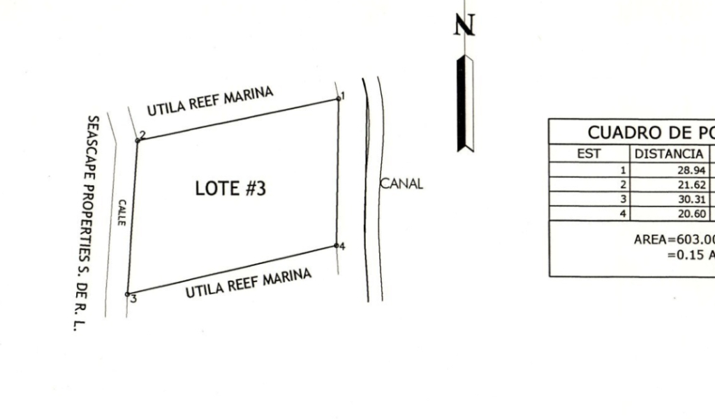 Listing ID: URE0704, Coconut Cove Utila, Bay Islands, HN - Coconut Cove Lot 3, Photo #