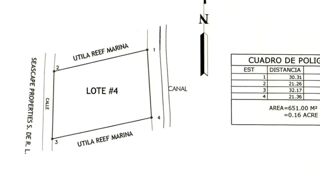 Listing ID: URE0717, Coconut Cove Utila, Bay Islands, HN - Coconut Cove Lot 4, Photo #